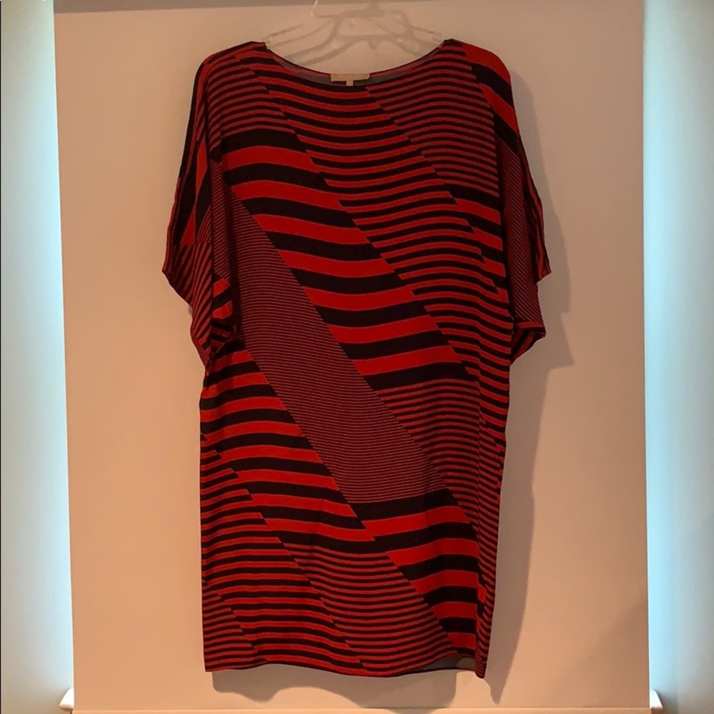 Michael Kors Red and Navy Dress